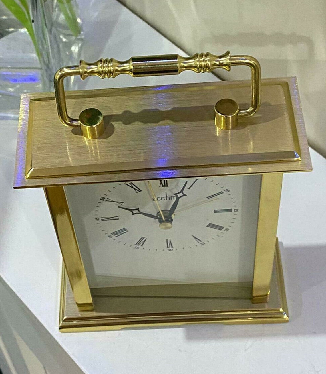 Acctim Gainsborough Gold Mantel Clock 36518 Etsy