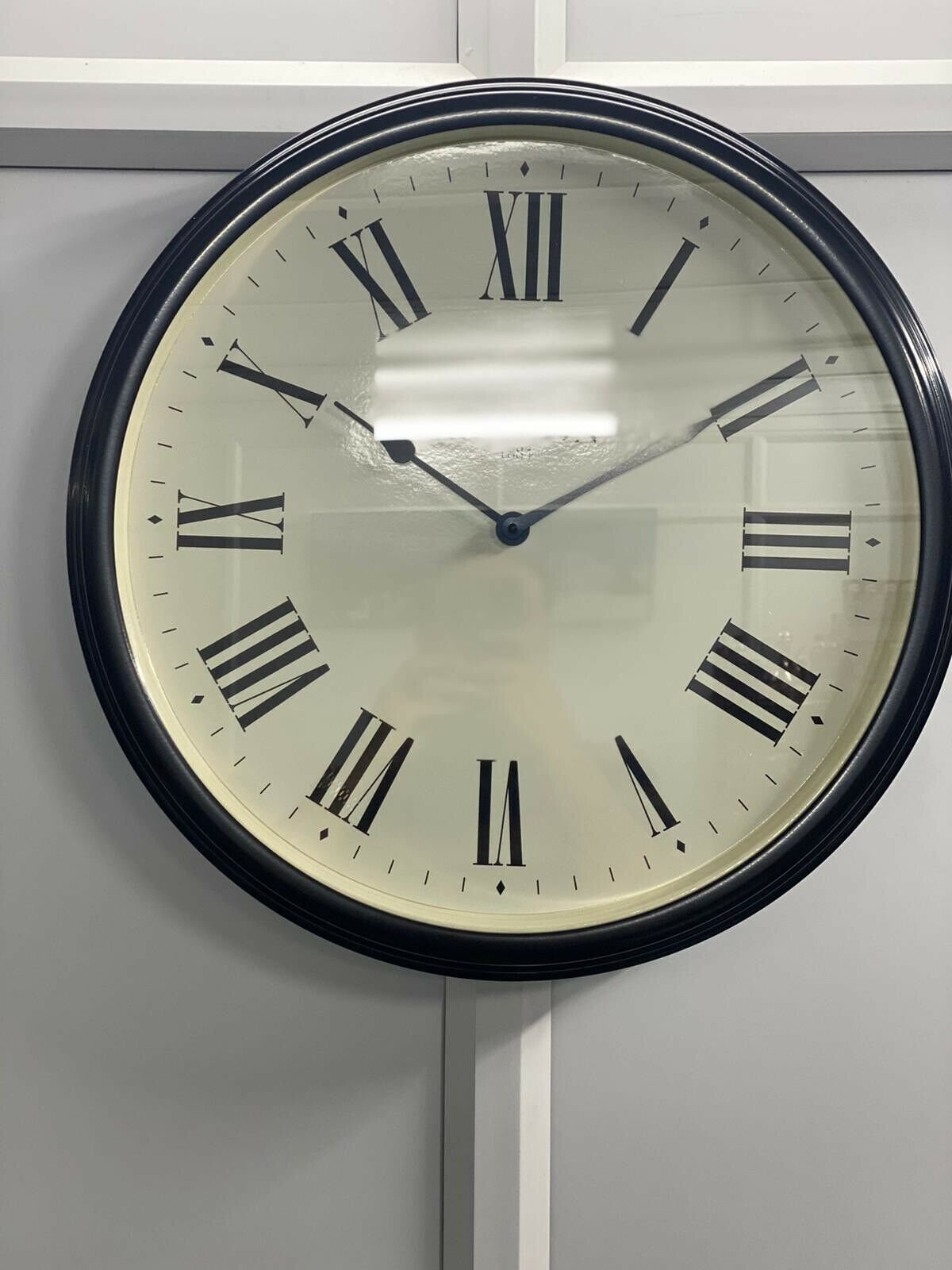 London Clock Company Black Wall Clock 03465 Etsy