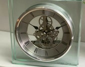 London Clock Company Glass Mantel Clock 05126
