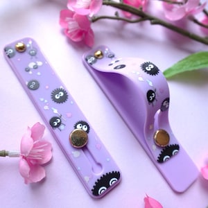 Kawaii Frog Cat Tablet Phone Grip Stand – Universal Finger Strap