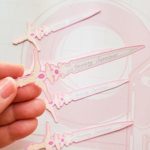 Pegatina de vinilo de salud mental de sobreviviente de ansiedad, ansiedad, salud mental, sobreviviente, pegatina de ansiedad, regalo de salud mental, calcomanías para portátiles