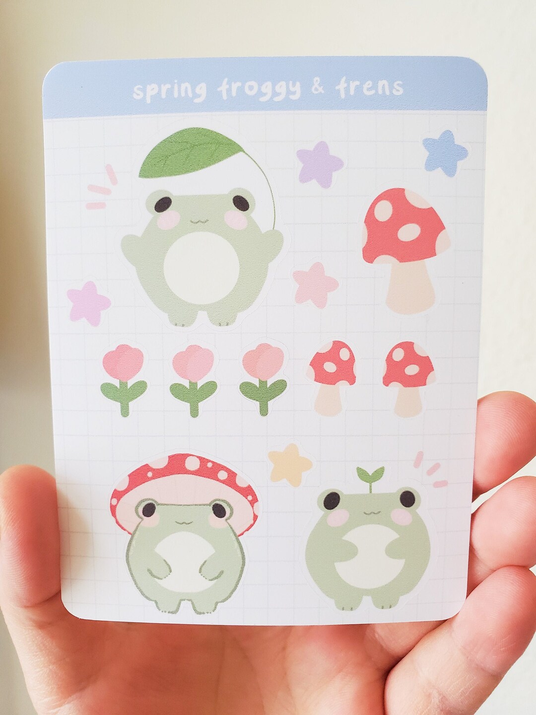 Autocollant Kawaii Stickers Set, 50 Pièces Autocollant Aesthetic Pvc