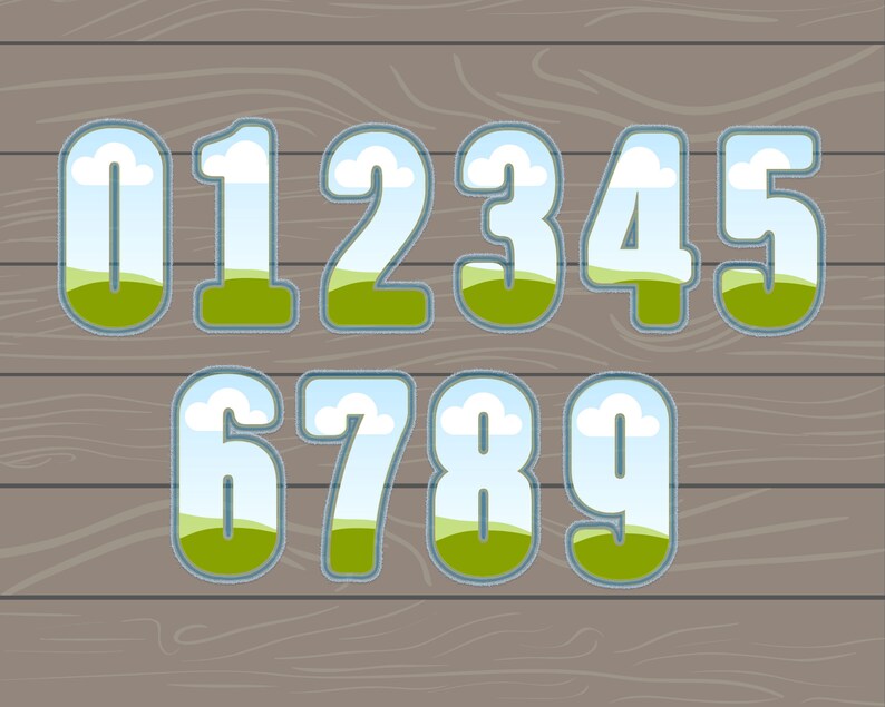 Tyy Letters Digital Stitch Letters and Numbers, Faux Embroidery Applique Alphabet ...