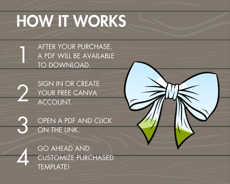 Design Your Own Ribbon Bow Canva Frames, Bow Templates, Drag and Drop ...