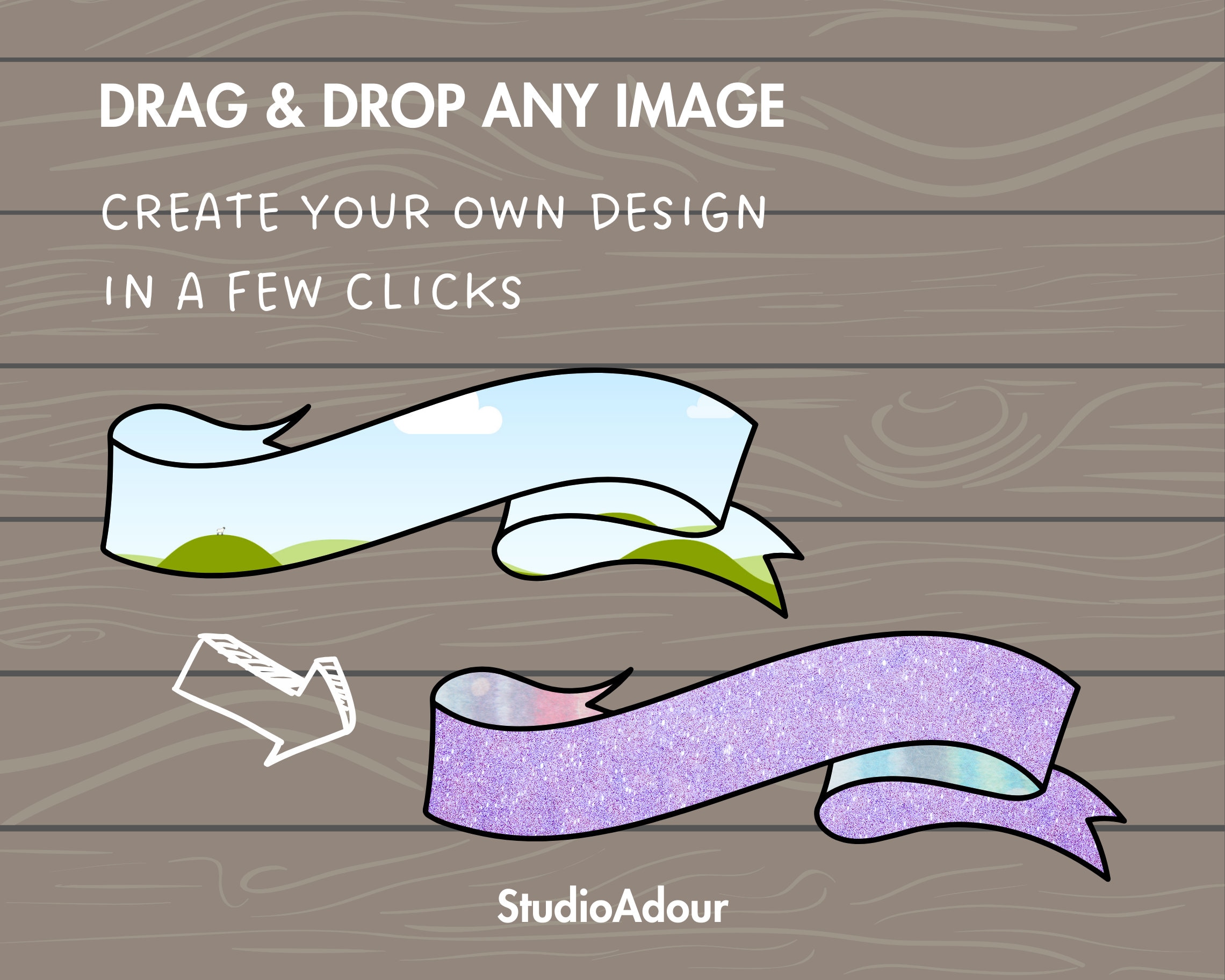 Design Your Own Ribbon Banner Canva Frames, Banner Canva Templates ...