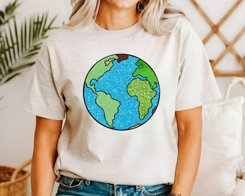 Design Your Own Planet Earth on Canva, Globe Canva Template, Easy Drag & Drop, Planet Clipart, Layered Earth, World Map Silhouette image 3