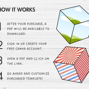 Design Your Own Cube Canva Frames 3d Cube Canva Template Geometric