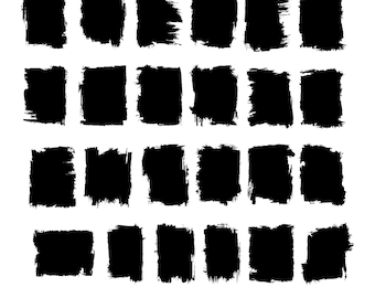Distressed SVG, Distressed Brushed Shapes, Bleach Effect, Distressed Edge, Grunge Page Silhouette, Brush Strokes Background ,Commercial Use