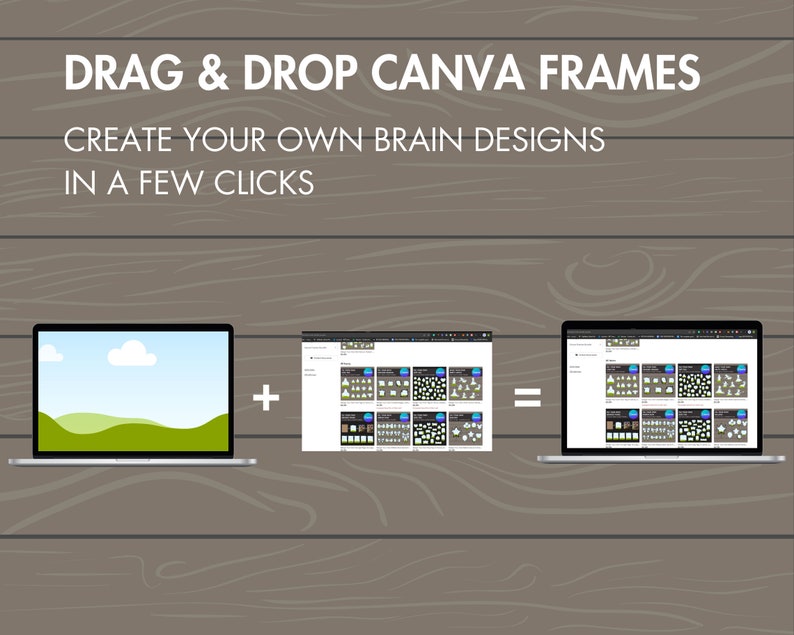 Pacote de Mockups de Dispositivos, Canva, Modelo de Celular para Canva, Mockup de Laptop Editável, Pacote de Molduras para Canva, Conjunto de Mockups de Produtos Digitais, Arrastar e Soltar imagem 2