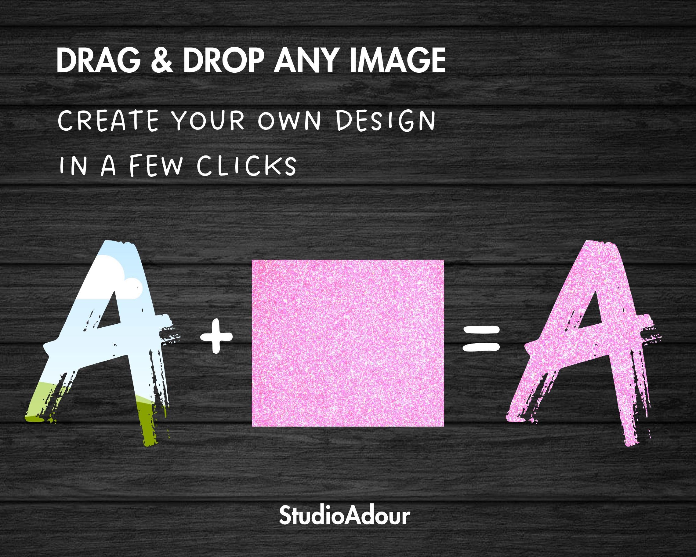 Design Your Own Brush Letters on Canva, Paint Alphabet Canva Template ...