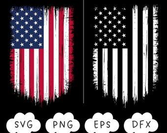 Flaga USA SVG, Grunge Flaga USA PNG, Zniszczony projekt koszulki patriotycznej, 250. rocznica, Cricut SVG, Projekt sublimacji, Użytek komercyjny