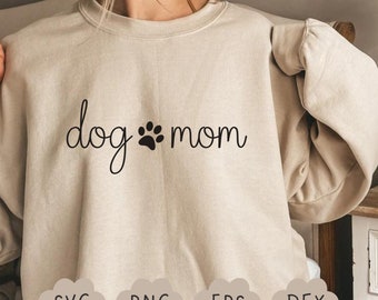 Dog Mom Svg, Dog Mama Shirt PNG, Dog Lover Svg, Dog Mother Svg, Dog Paw SVG, Dog Mom Club, Cricut Svg, Fur Mom SVG, Commercial Use