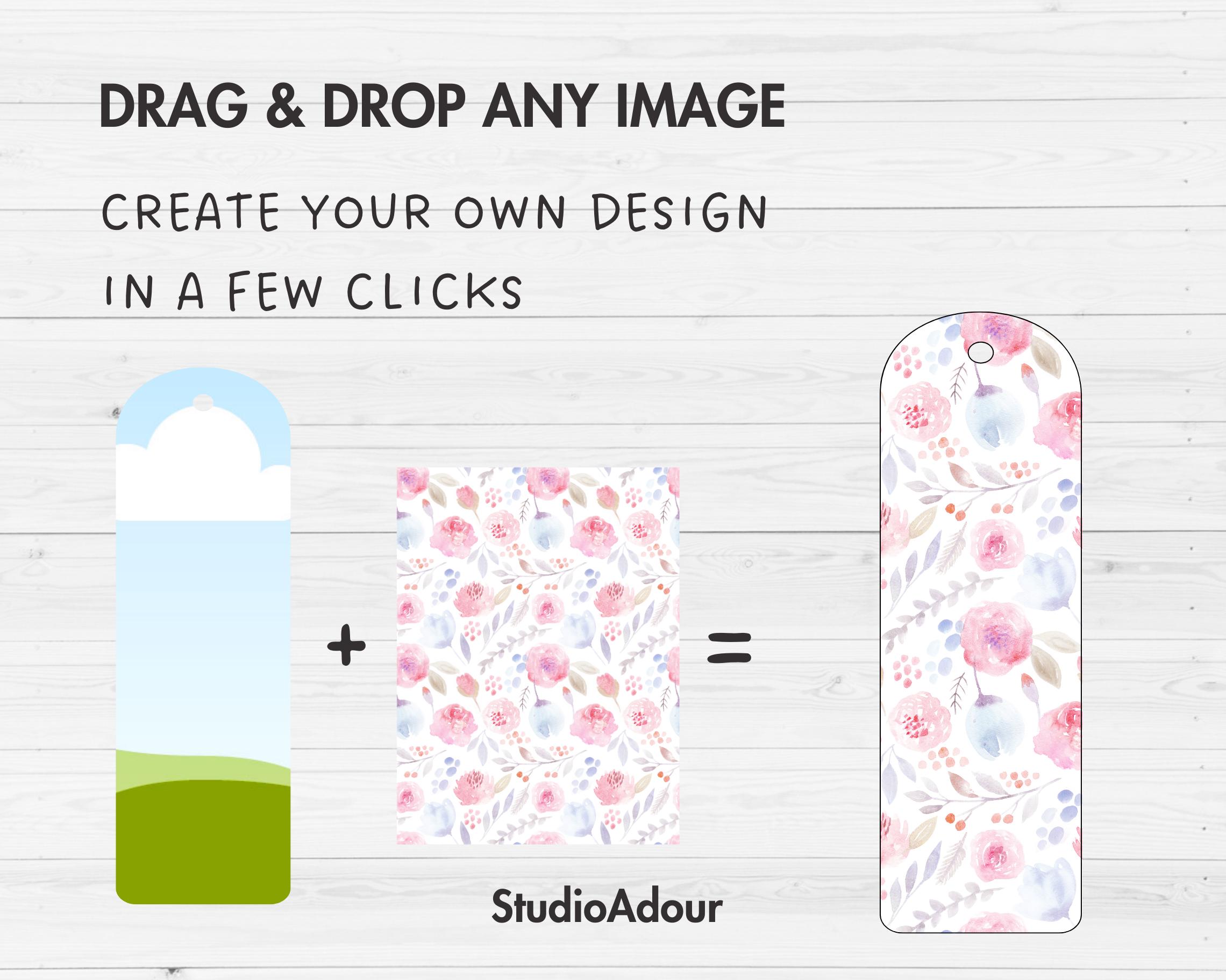 Bookmark Editable Canva Template, Easy Drag & Drop, Bookmark ...