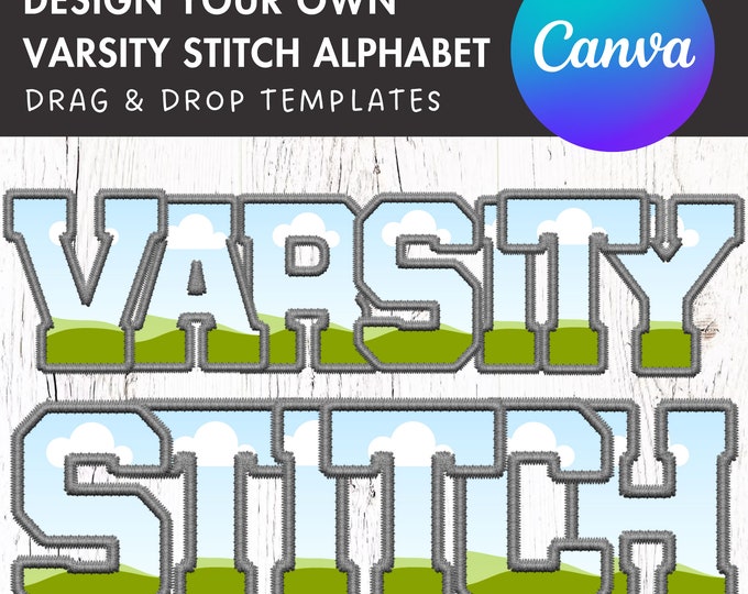 Design Your Own Doodle Alphabet on Canva, Doodle Letters & Numbers ...