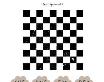 Grunge Blocks SVG, Distressed Checkboard PNG, Distressed Background, Check Pattern, Cut File, Checkered Grunge Vector, Distressed Overlay
