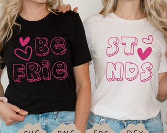 Best Friends Svg, Best Friends Shirt PNG, Friends Svg, Friendship Svg, Best Friends Mugs, Heart SVG, Cricut Svg, Commercial Use