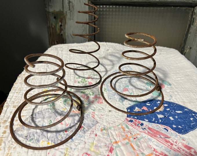 3 Old Metal Bed Springs, Craft Display DIY Etsy