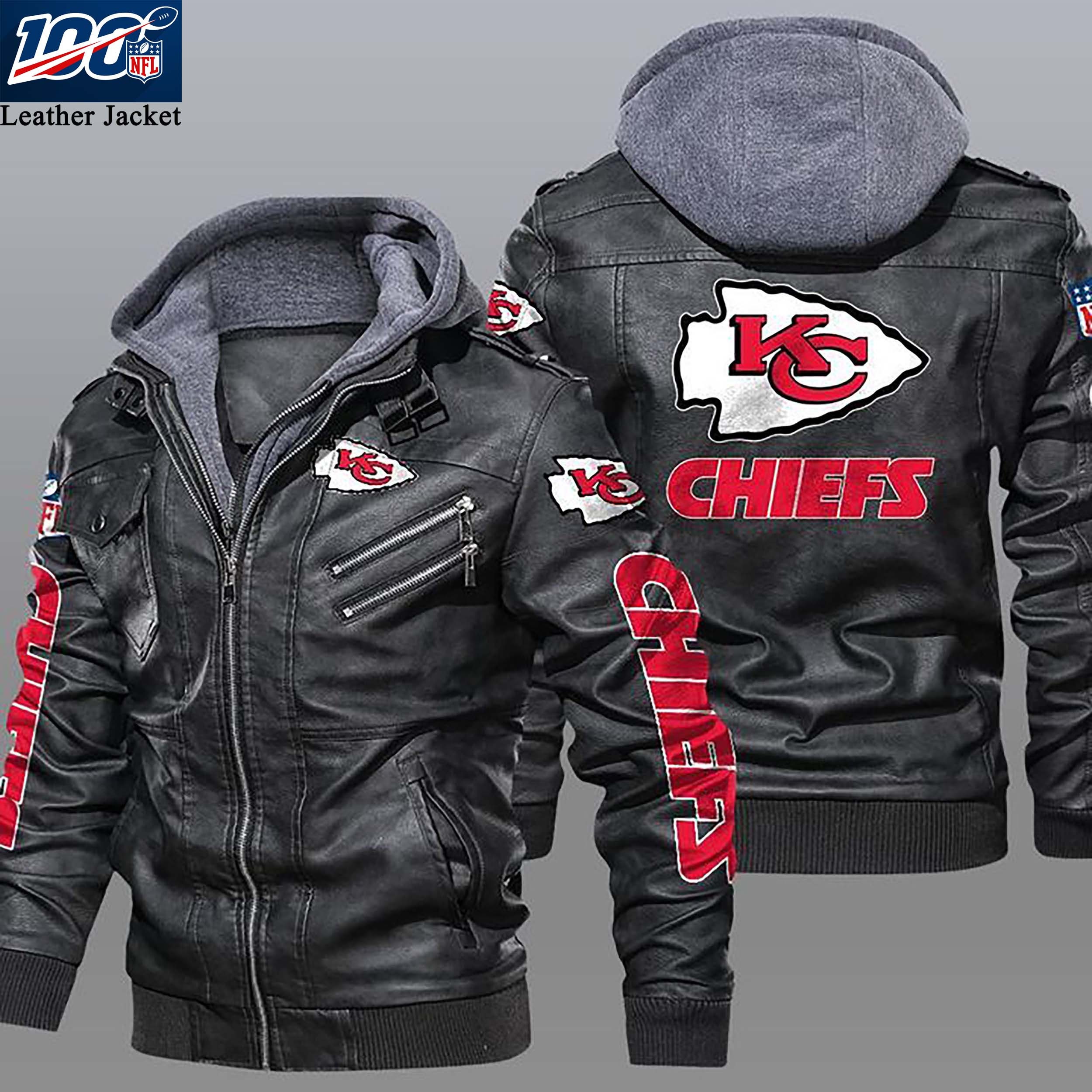 Kansas City Chiefs NFL Team Leather Jacket For Men and Women Etsy