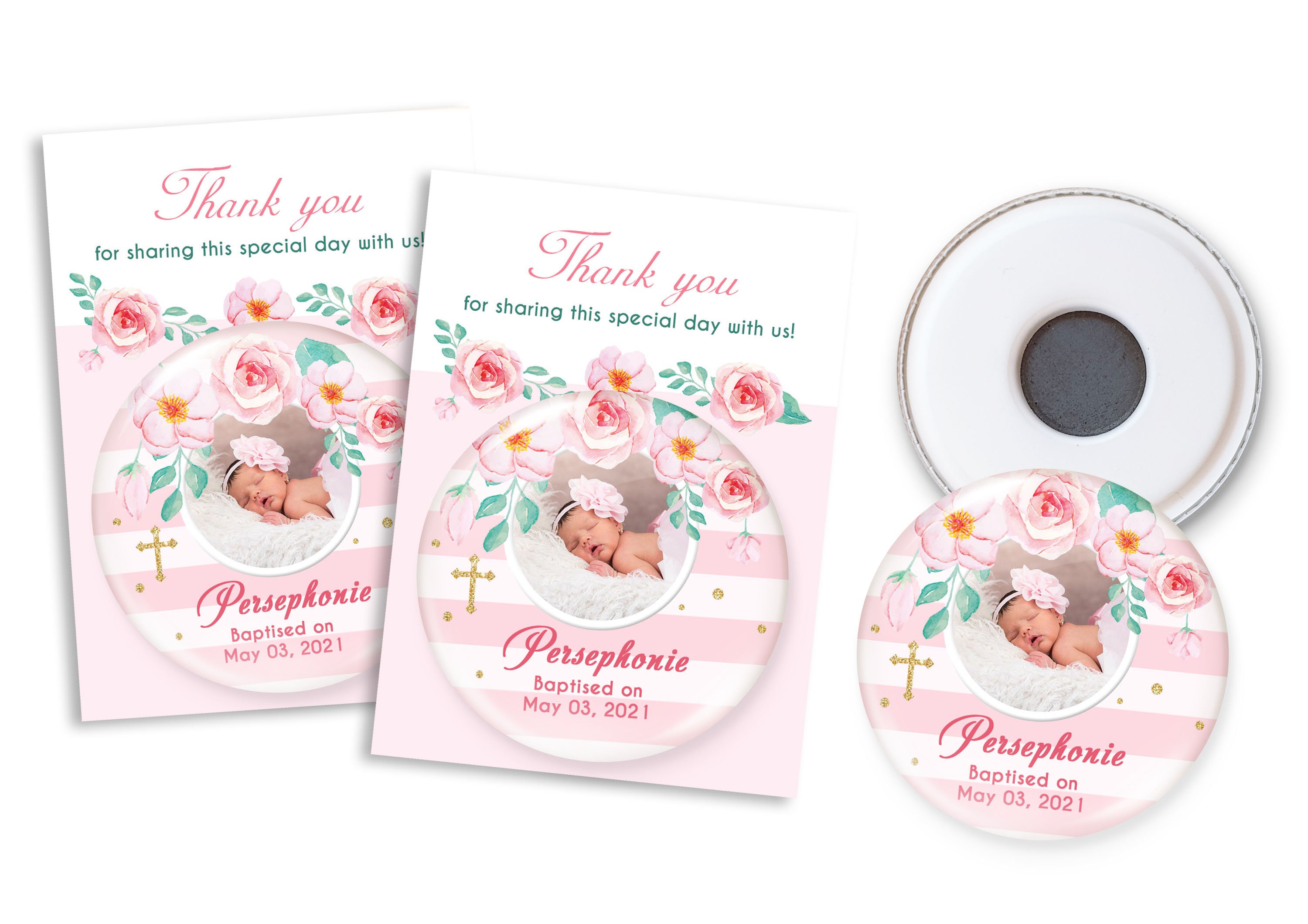 Baptism Souvenir for Guest Photo Christening Favors Etsy UK