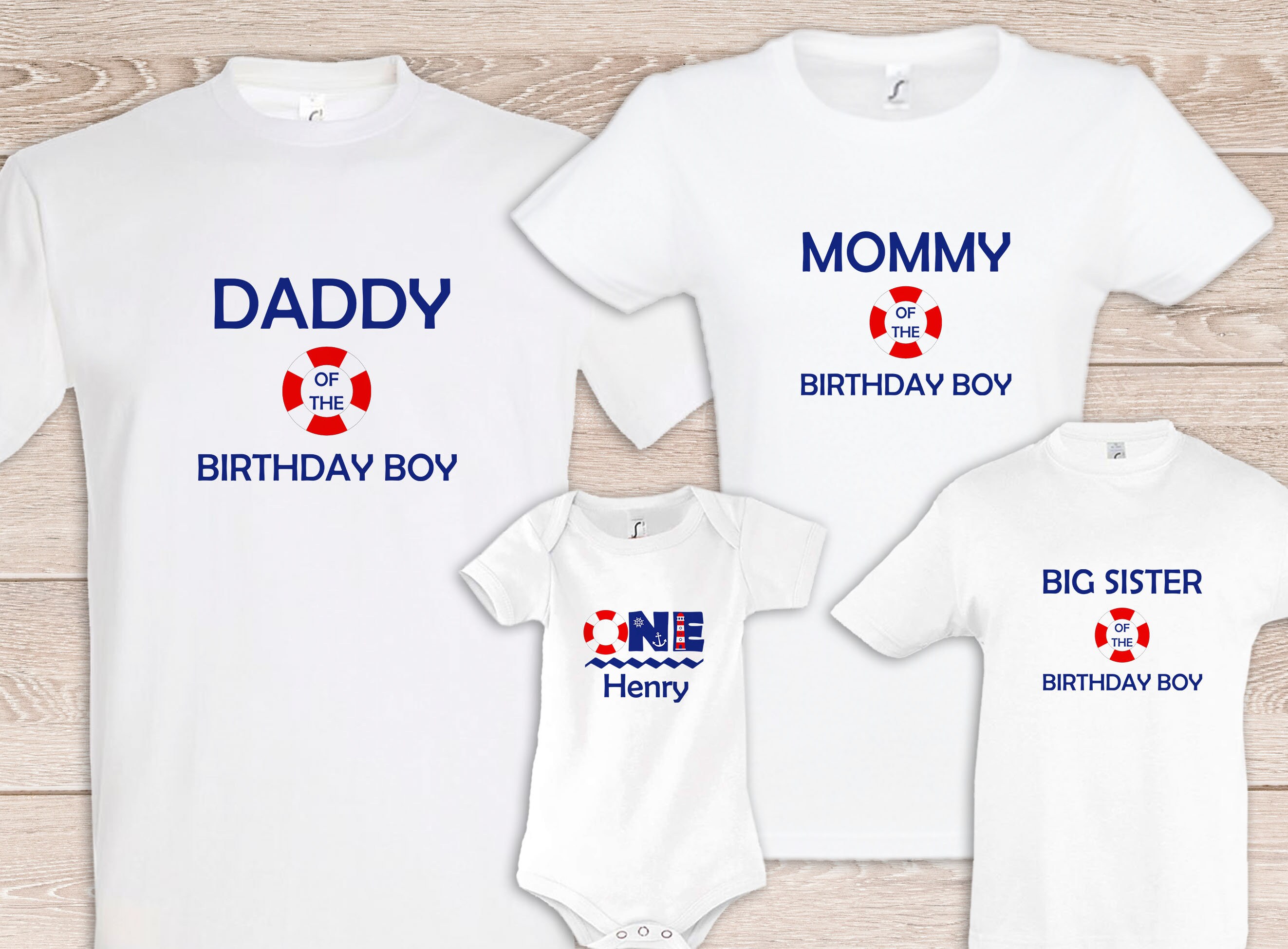Nautical Themed Matching Shirts for the 
