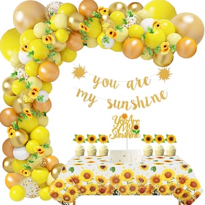 Sunflower Party Decorations Sunflower Garland Banners Sunflower Party  Streamer Summer Sun Flower Hanging Decorations For Baptism Birthday Wedding  Party Supplies - Temu