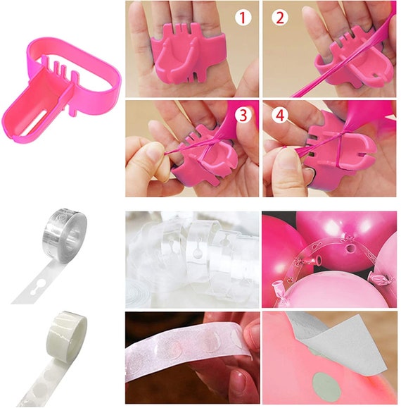 5pcs Balloons Knot Clip Balloon Tie Tool Balloon Tying Tool Device Faster  Save Time for Shower