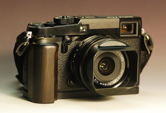 Wood Camera Grip For Fujifilm X-T5 Fuji XT5 Camera with Aluminum Alloy  Baseplate