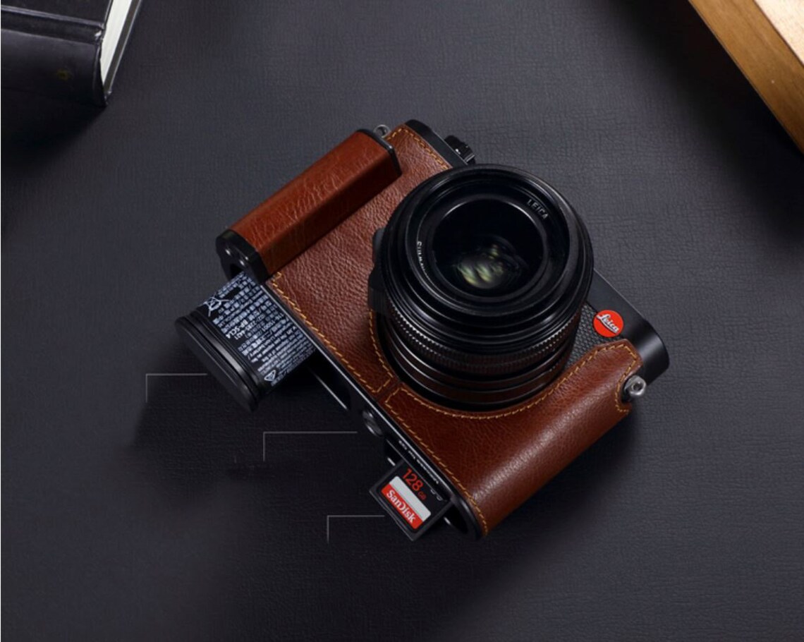 Leica Q2 Handmade Half Case Cowhide leather Camera bag with Etsy