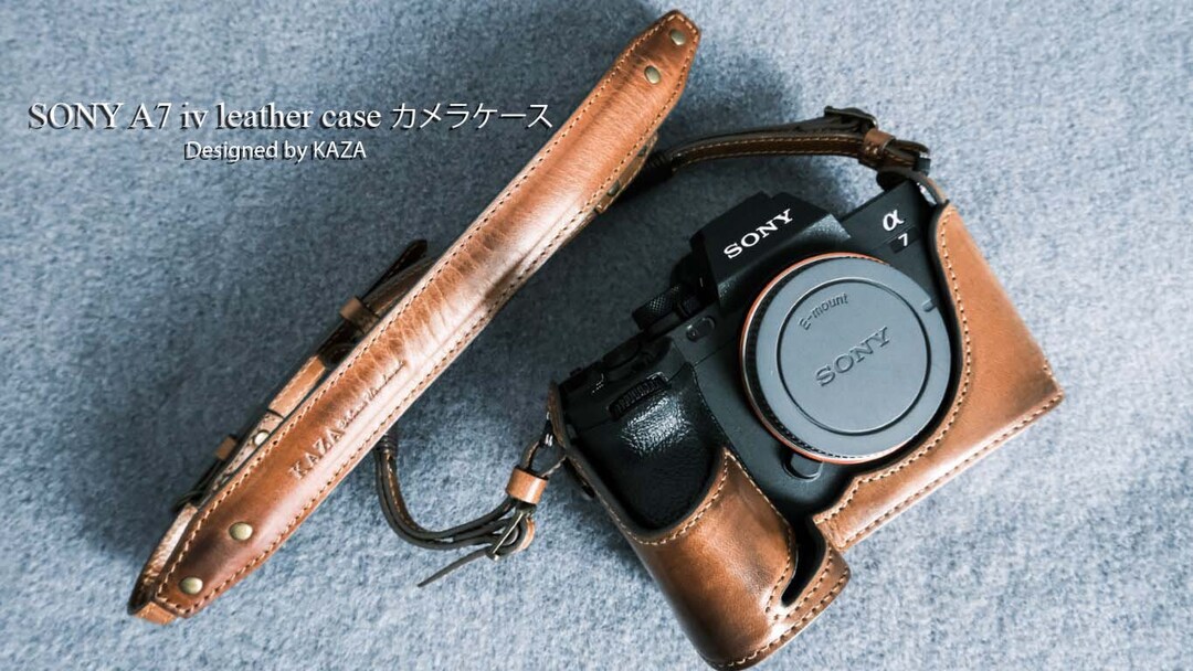 SONY A7IV / A74 / A7R5 / A7SIII / A1 Handmade Cowhide Leather Case