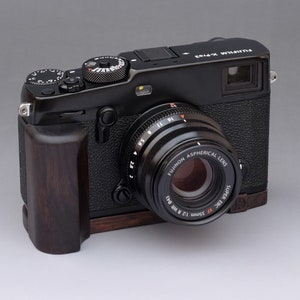 Fujifilm Xpro3 Rare black ebony wood Enlarged grip wood base plate R033
