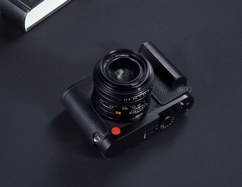 Leica Q2 Handmade Half Case Cowhide leather Camera bag with Etsy