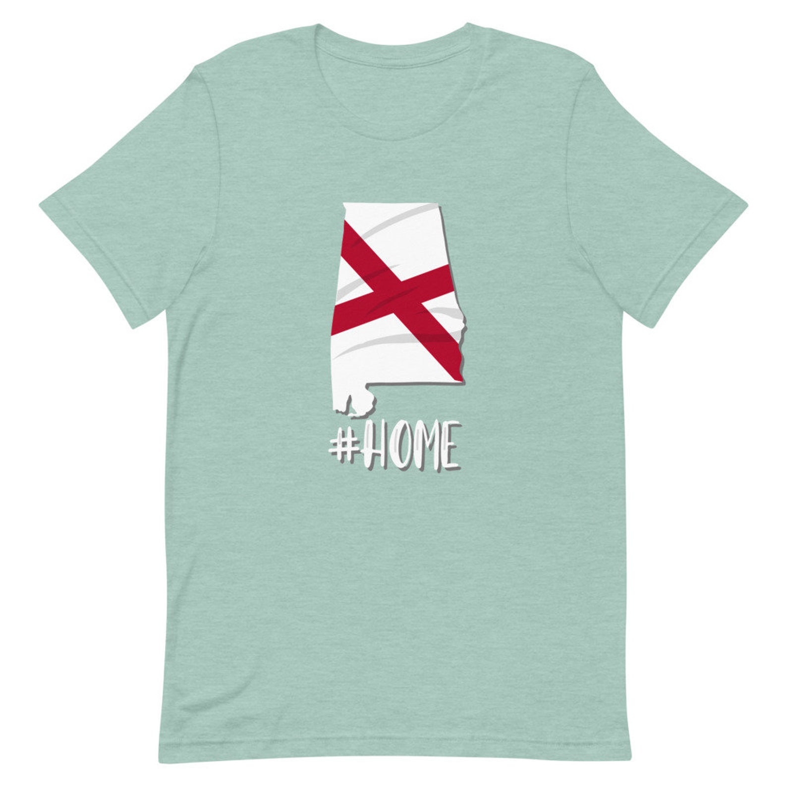 Alabama State Flag Shirt USA Travel Shirt Alabama State Etsy