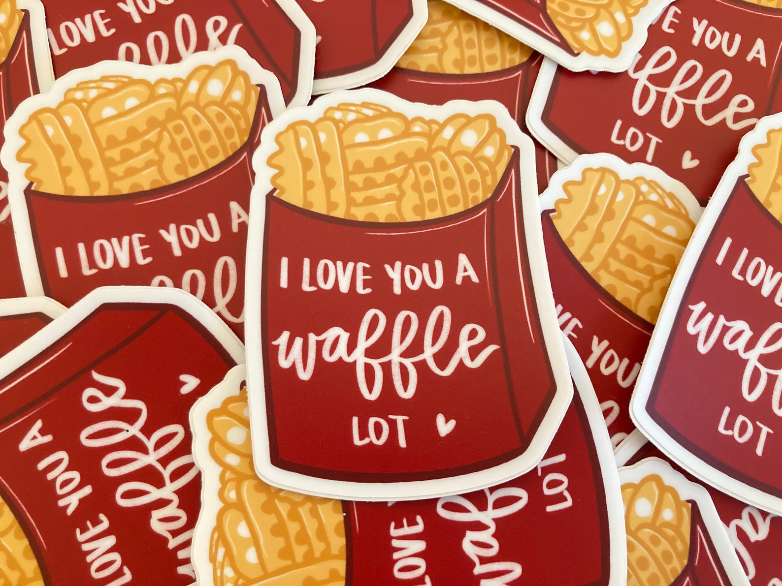 love-you-a-waffle-lot-sticker-matte-vinyl-decal-chick-fil-a-etsy