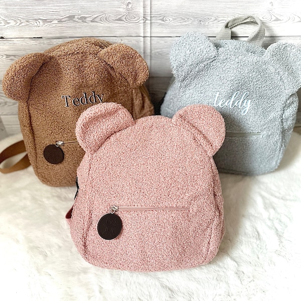 Personalised Teddy Bear Backpack | Children’s Backpack | Personalised Backpack | Kids Backpack | Children’s Bag | Nursery Bag | School Bag