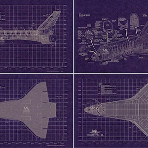 NASA Space Shuttle Poster Set
