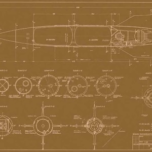 NASA V2 Rocket Poster