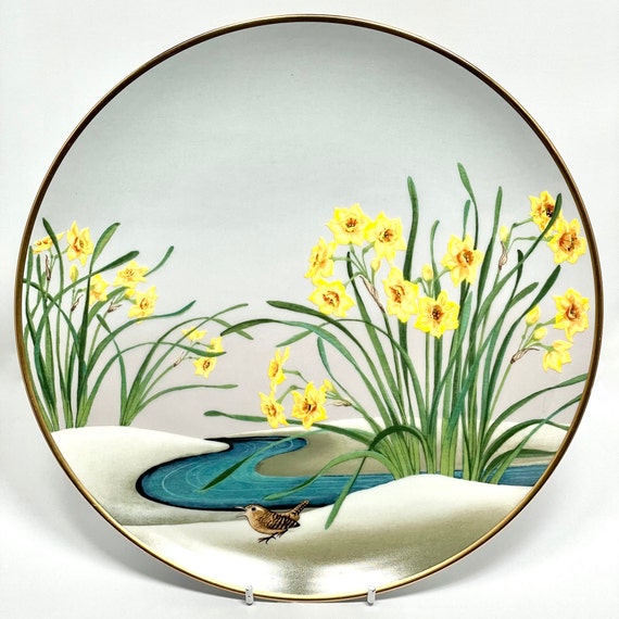 Rare Plate Collection I Birds & Flowers of the Orient I Franklin