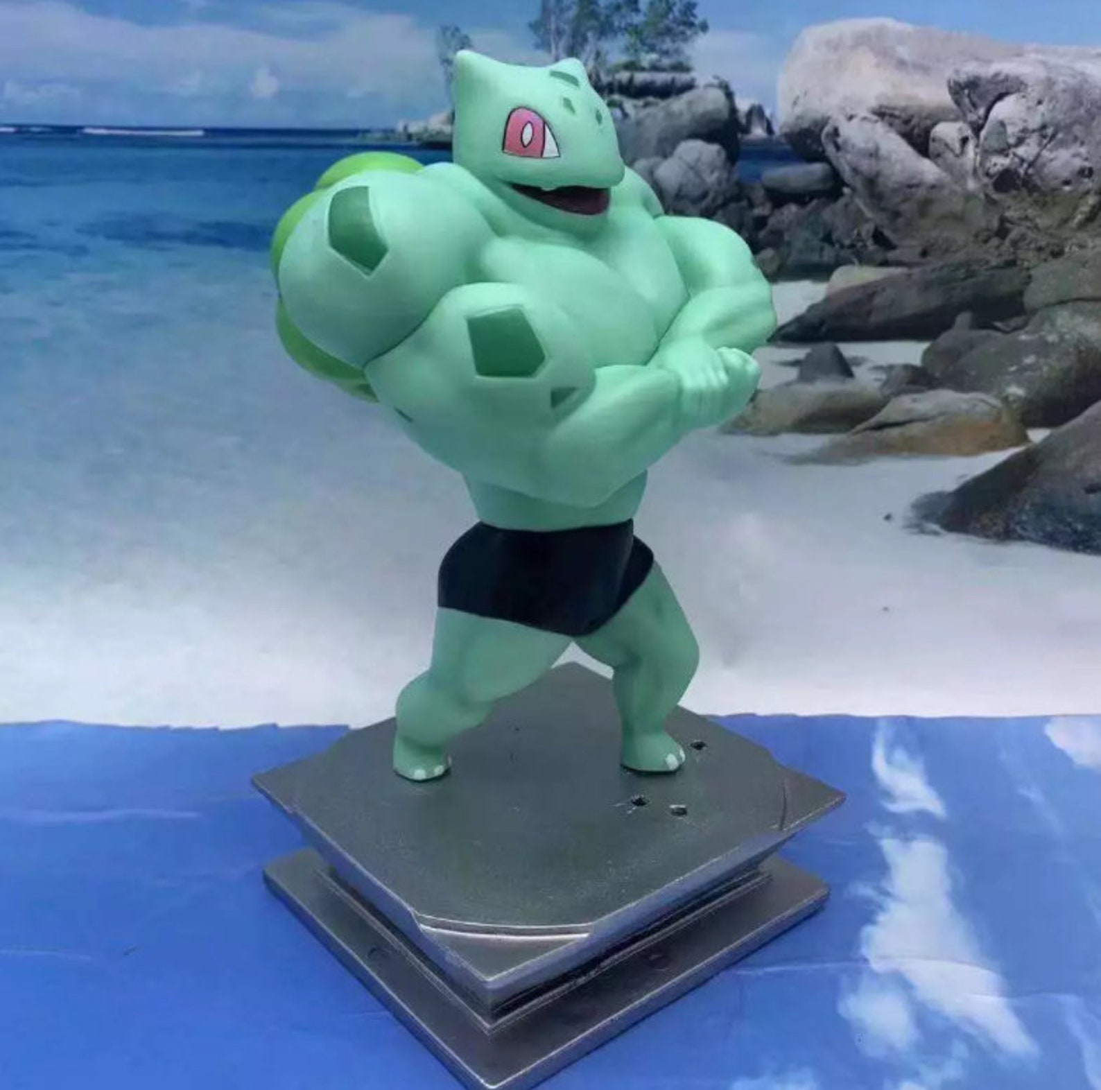 Fitness Pokemon Action Figure Model Fitness Muscle Man Etsy Knitting man action dolls patterns choose