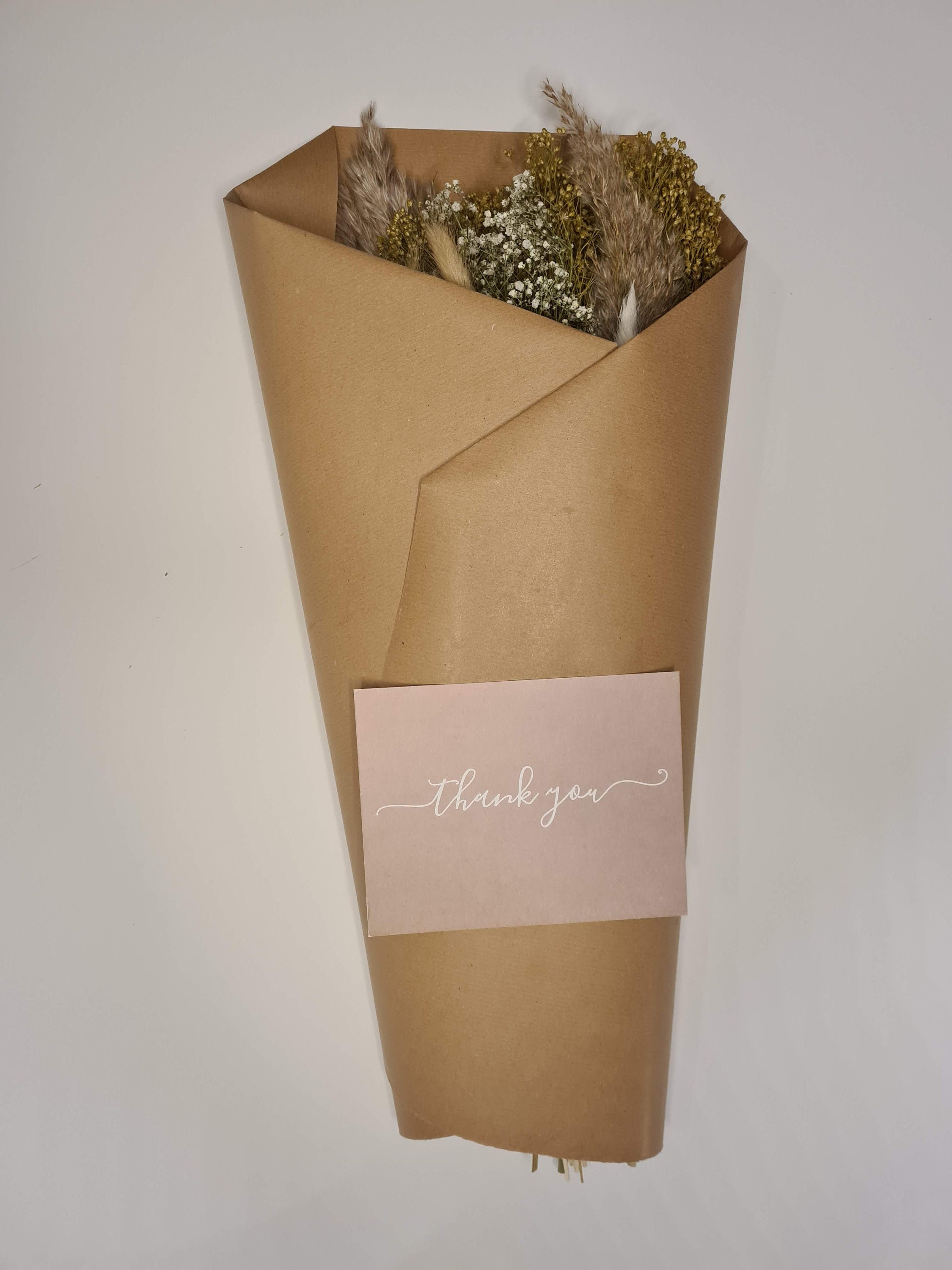 Luxury Natural Handtied Dried Flower Bouquet Etsy UK