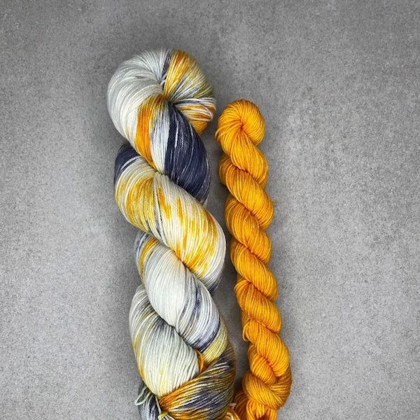 Pumpkin Patch Sock Set - 4 ply - Hand Dyed Yarn