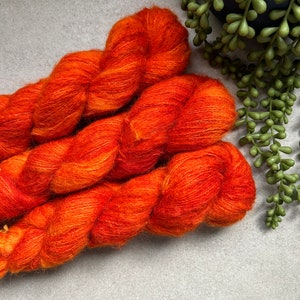 Blood Orange - Lace Weight - Hand Dyed Yarn