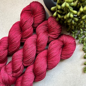 Merry Berry - Yak Sock Weight - Hand Dyed Yarn