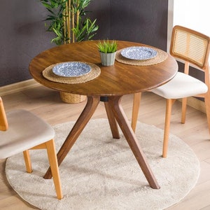 Small Round Dining Table Etsy