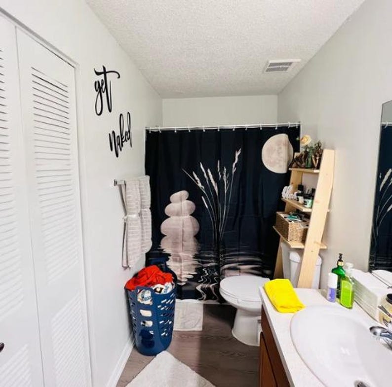 We combine Over the Toilet Ladder Shelf with Above Toilet Back Leaning Shelves. Here is Space Saving Bathroom Cabinet Organizer Storage as a easy to assemble WC Shelving Home Furniture!