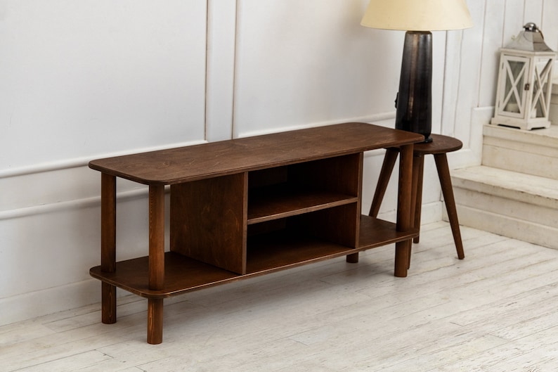 We combine Tv Stand with Storage Console with Modern Walnut Television Livingroom Furniture for Indoor. Here is Wooden Media Turnable Stand Unit Cabinet as a Home Entertainment Center!