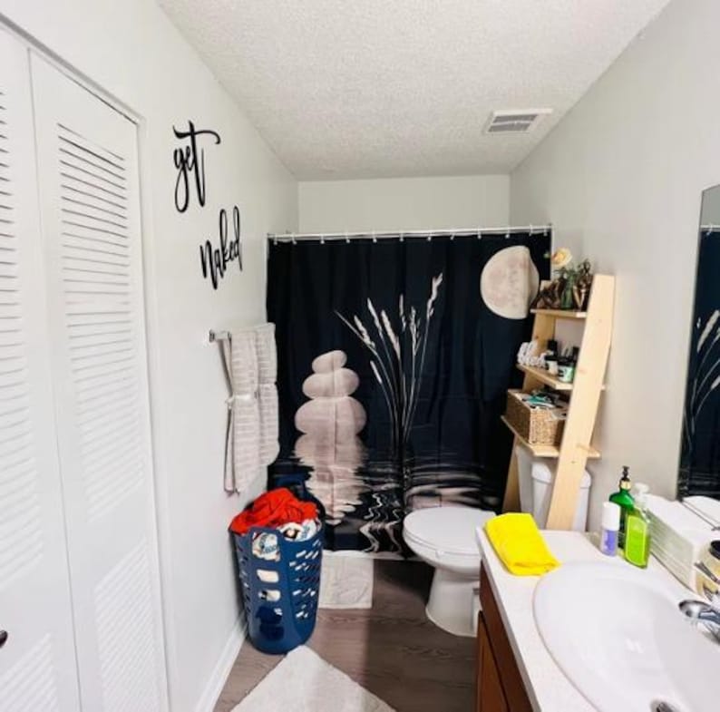 We combine Bathroom Shelves Storage with A Over the Toilet Ladder Shelf,. Here is SWooden Above Toilet Back Paper Stand Organizer as a easy to assemble over toilet storage as a bath rooms furniture!