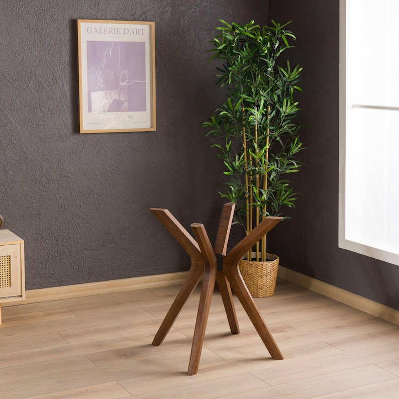 Solid Beech Wood Spider Legs for Dining Table 🪵 

Bring warmth and modern style to your space with these handcrafted solid beech wood spider legs. Perfectly designed to support round dining tables, glass tops, epoxy surfaces, or office desks, these pedestal legs combine strength and elegance for any setting.