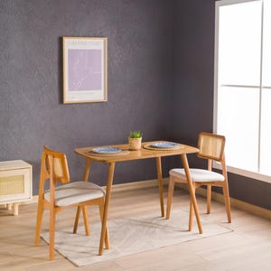 Here’s Oval Dining Table 2 Person Dinner Table is Narrow Oak Dinner Table Ideal Small Home Kitchen Furniture as a modern dining table! Mid Century Modern Dining Room Tables will be absolutely fantastic narrow dining table for your home.