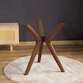 Pedestal Leg for Table, Solid Beech Wood Spider Legs for Round Glass Tables, Butterfly Leg for Dining Room Epoxy Table, Office Table Legs