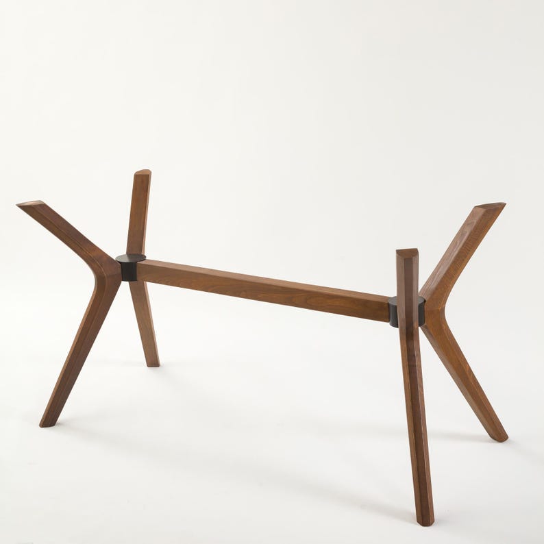 🪵 Solid Beech Wood Table Pedestal Legs – Rectangle Large Dining Table Butterfly Leg
Dining Table Spider Leg Base for Glass, Marble or Epoxy Tops

Add warmth and strength to your dining or office space with this handcrafted solid beech wood table base. Designed to support large rectangular tabletops, this butterfly spider leg combines natural elegance with sturdy functionality — perfect for wood, glass, epoxy, or marble surfaces.
